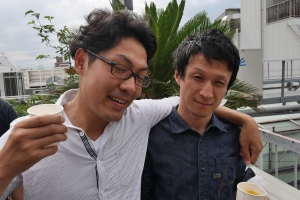 Katsu (my host, on the right) and his friend